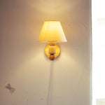 Charger l'image dans la visionneuse de galerie, Wood-Arm Contrast Fabric Wall Sconce room scene 10