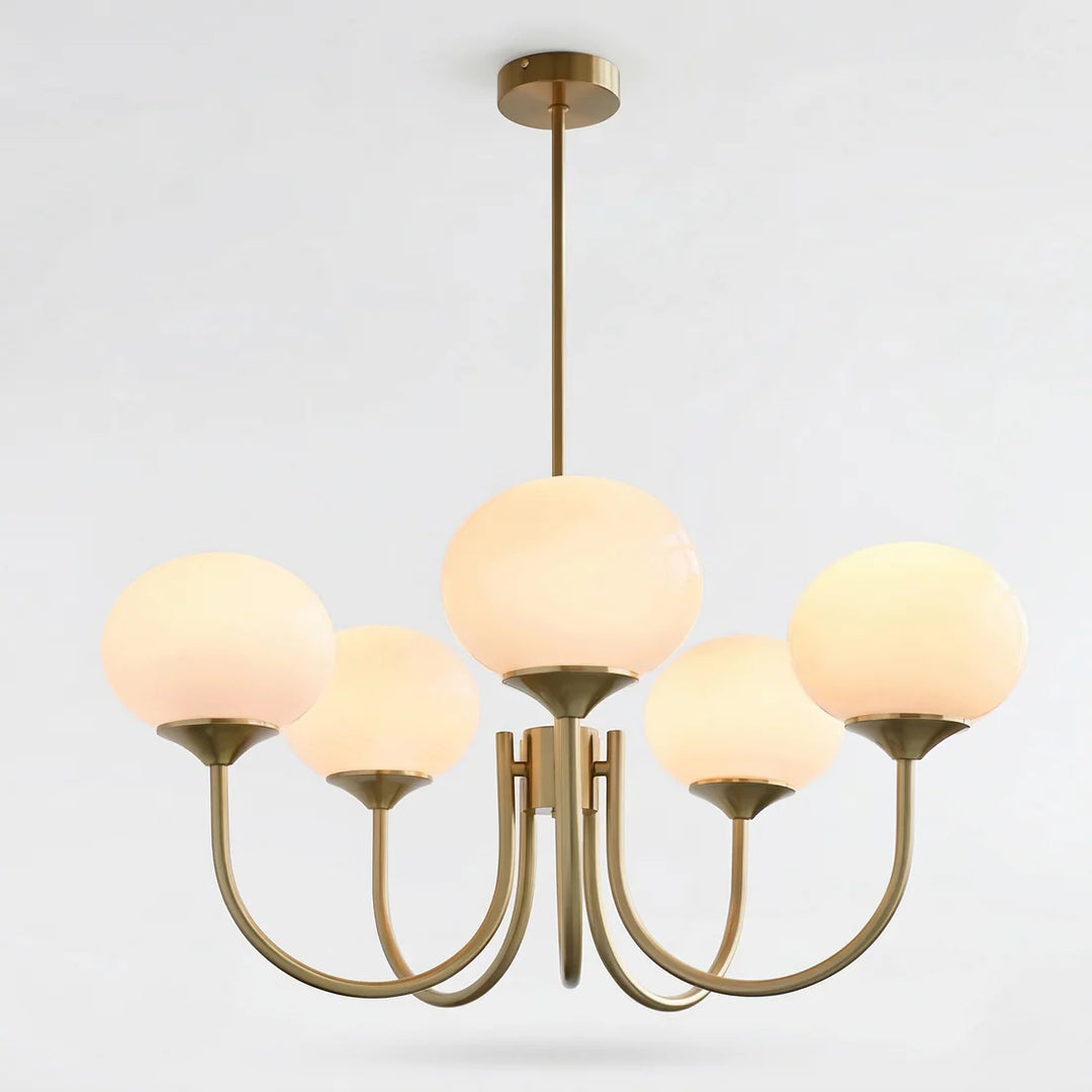 Candelabro Moderno Marshmallow de Vidrio