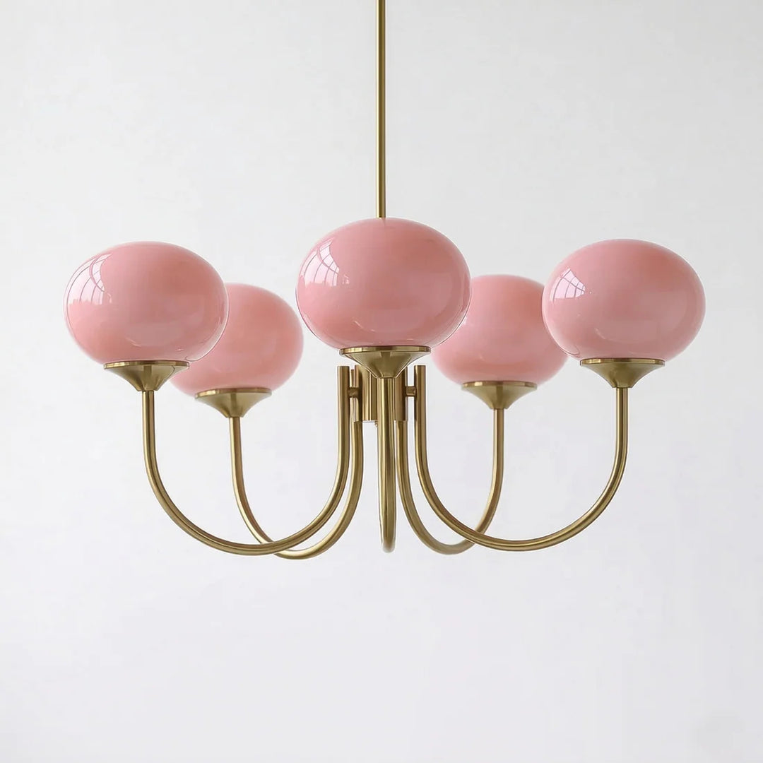 Candelabro Moderno Marshmallow de Vidrio