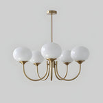 Cargar imagen en el visor de la Galería, Candelabro Moderno Marshmallow de Vidrio