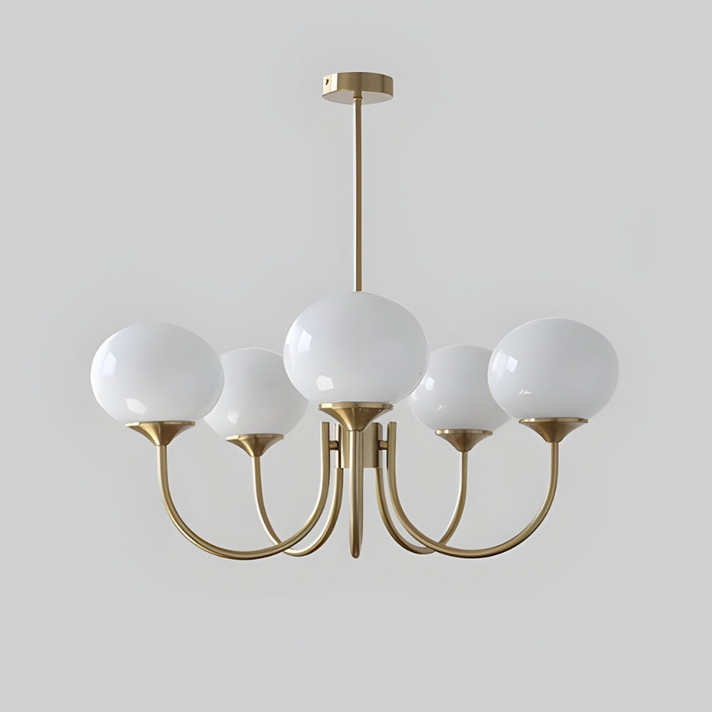 Candelabro Moderno Marshmallow de Vidrio