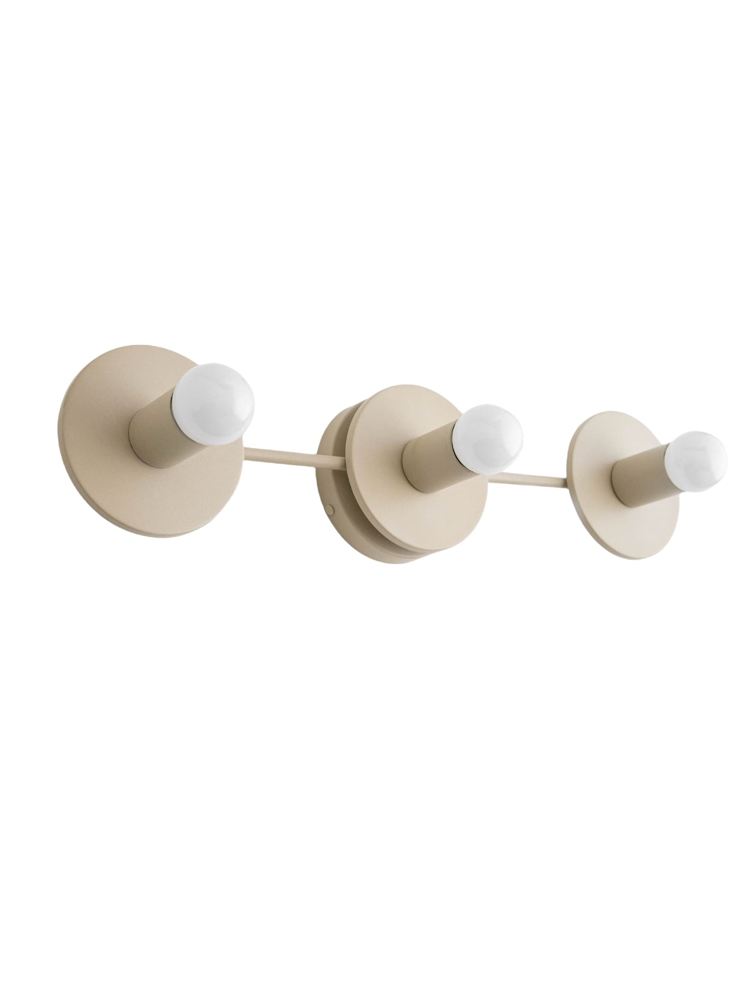 Minimal 3-Light Vanity Wall Sconce – Multiple Color Options Available