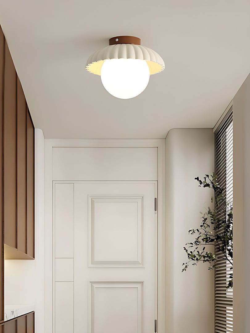 Cream Style Resin Alien Ceiling Light