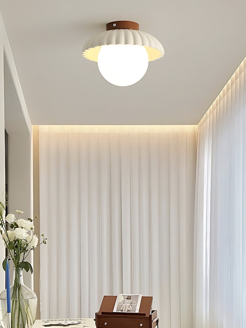 Cream Style Resin Alien Ceiling Light