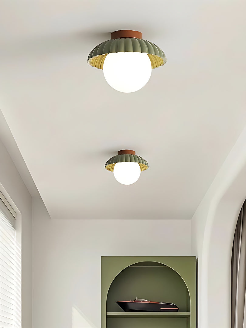 Cream Style Resin Alien Ceiling Light