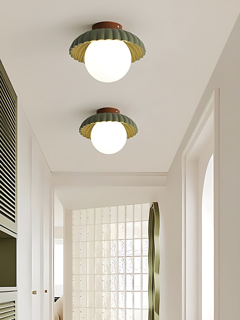 Cream Style Resin Alien Ceiling Light