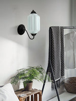 Load image into Gallery viewer, Vintage Milk Glass Sconce Bedside Hallway Eloise Wall Sconce
