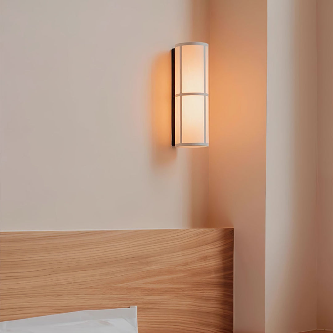 Cylinder Fabric Plug-In Wall Light with Inline Switch - product image 5