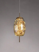 Load image into Gallery viewer, Nordic Starry Cylinder Glass Pendant Lamp
