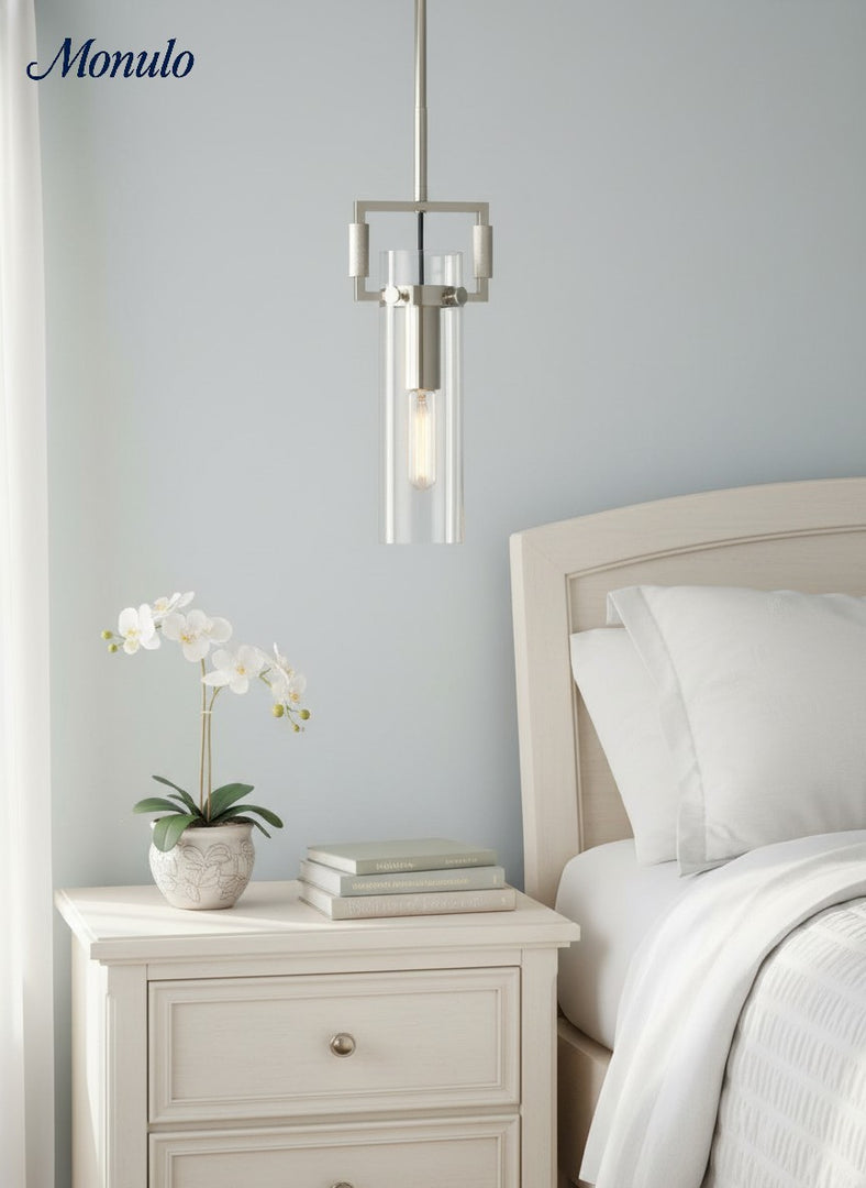 Auria Industrial Classic Filament Glass Globe island Pendant lamp for kitchen, dining table