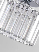 Load image into Gallery viewer, Modern Semi-Recessed Crystal Ceiling Lamp
