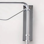Bild in Gallery-Viewer laden, Chrome Pivot-Arm Globe Plug-In Wall Lamp product view