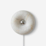 Charger l'image dans la visionneuse de galerie, Ring Alabaster Plug-In Wall Sconce - product view 1