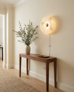 Charger l'image dans la visionneuse de galerie, Ring Alabaster Plug-In Wall Sconce - product view 11