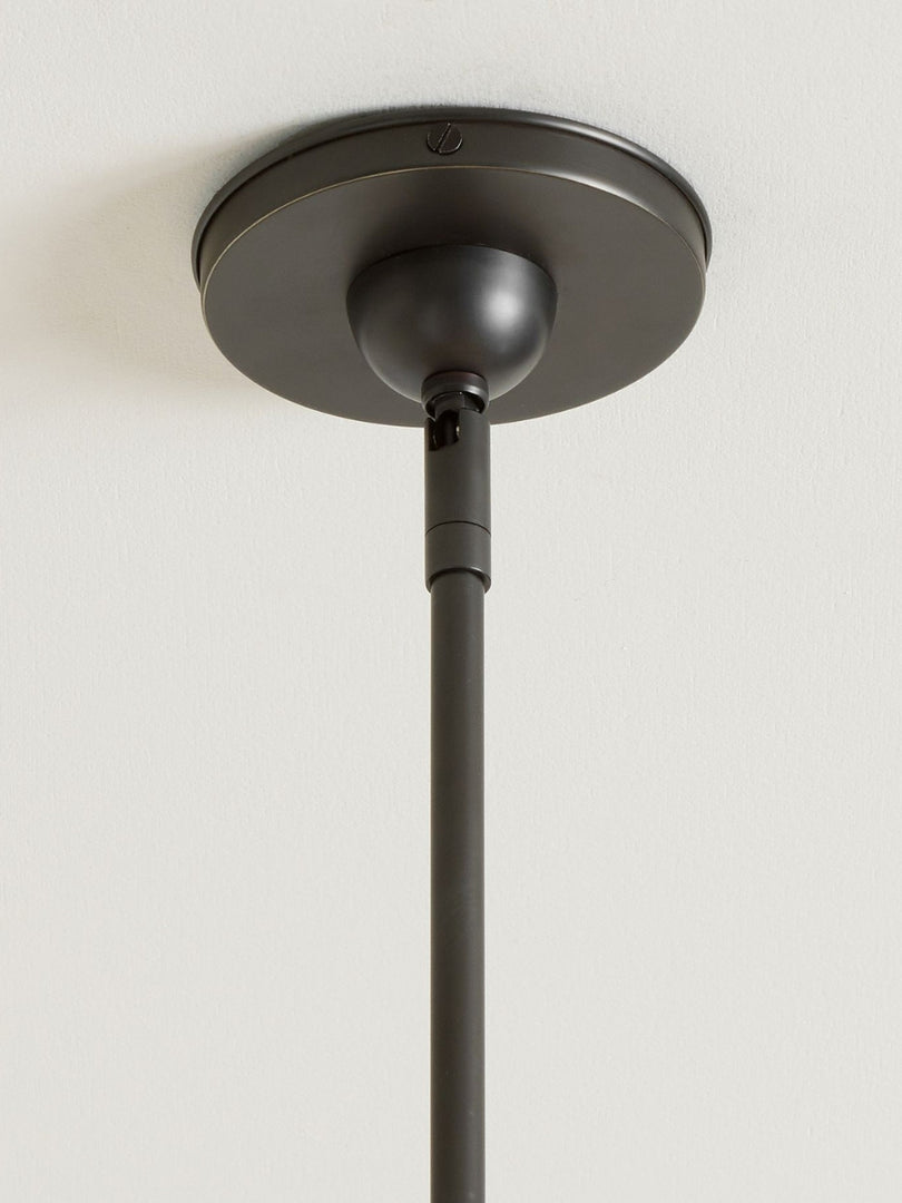 Suspension moderne en tissu - Abat-jour tambour conique pour une lueur douce