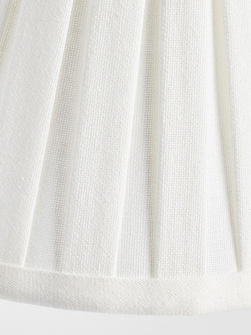 Suspension moderne en tissu - Abat-jour tambour conique pour une lueur douce