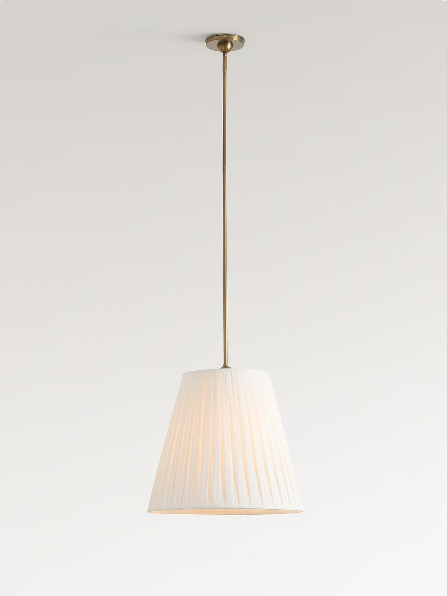 Modern Fabric Pendant Light - Conical Drum Shade for Soft Glow