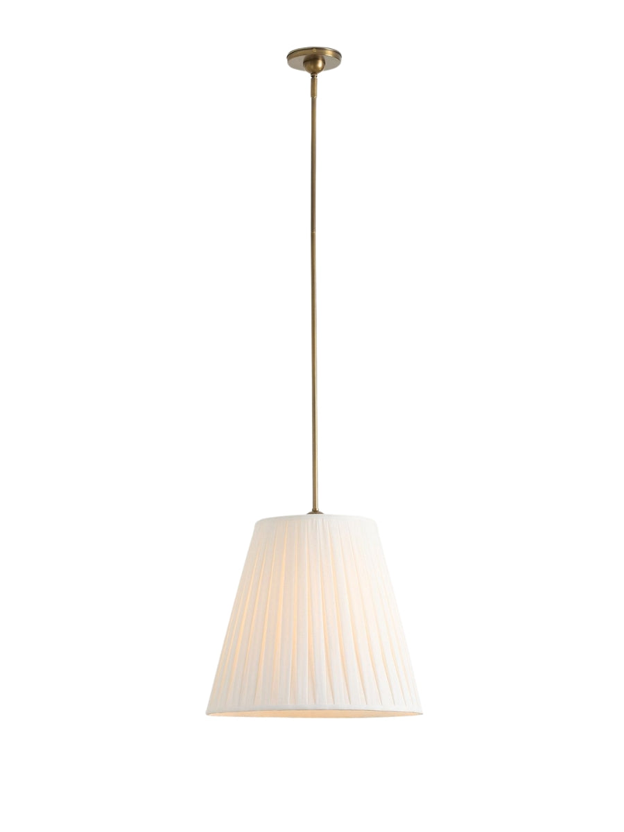 Modern Fabric Pendant Light - Conical Drum Shade for Soft Glow