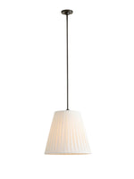 Charger l&#39;image dans la visionneuse de galerie, Suspension moderne en tissu - Abat-jour tambour conique pour une lueur douce
