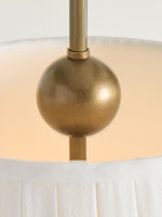 Charger l&#39;image dans la visionneuse de galerie, Suspension moderne en tissu - Abat-jour tambour conique pour une lueur douce
