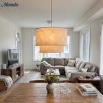 Bild in Gallery-Viewer laden, Dumora Mehrschicht-Kronleuchter - Moderner minimalistischer Stoff für Esszimmer und Wohnzimmer
