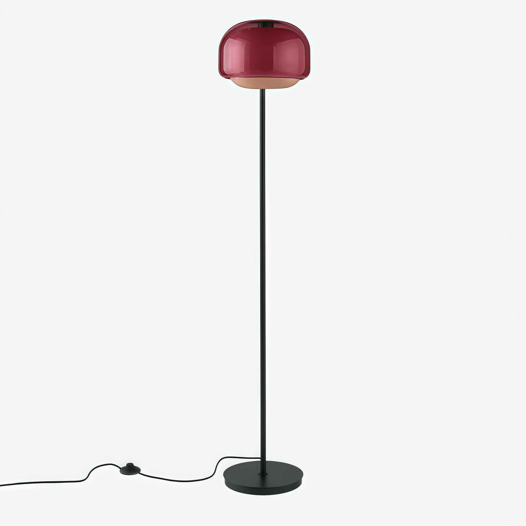 Clinco Artistic Colored Glass Floor Lamp – Ideal for Modern Spaces & Relaxing Ambiance