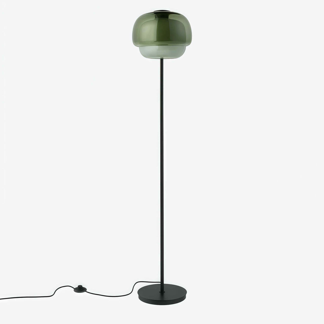Clinco Artistic Colored Glass Floor Lamp – Ideal for Modern Spaces & Relaxing Ambiance