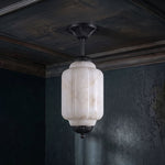 Load image into Gallery viewer, Eloise Scallop Alabaster Flush Mount Ceiling Light