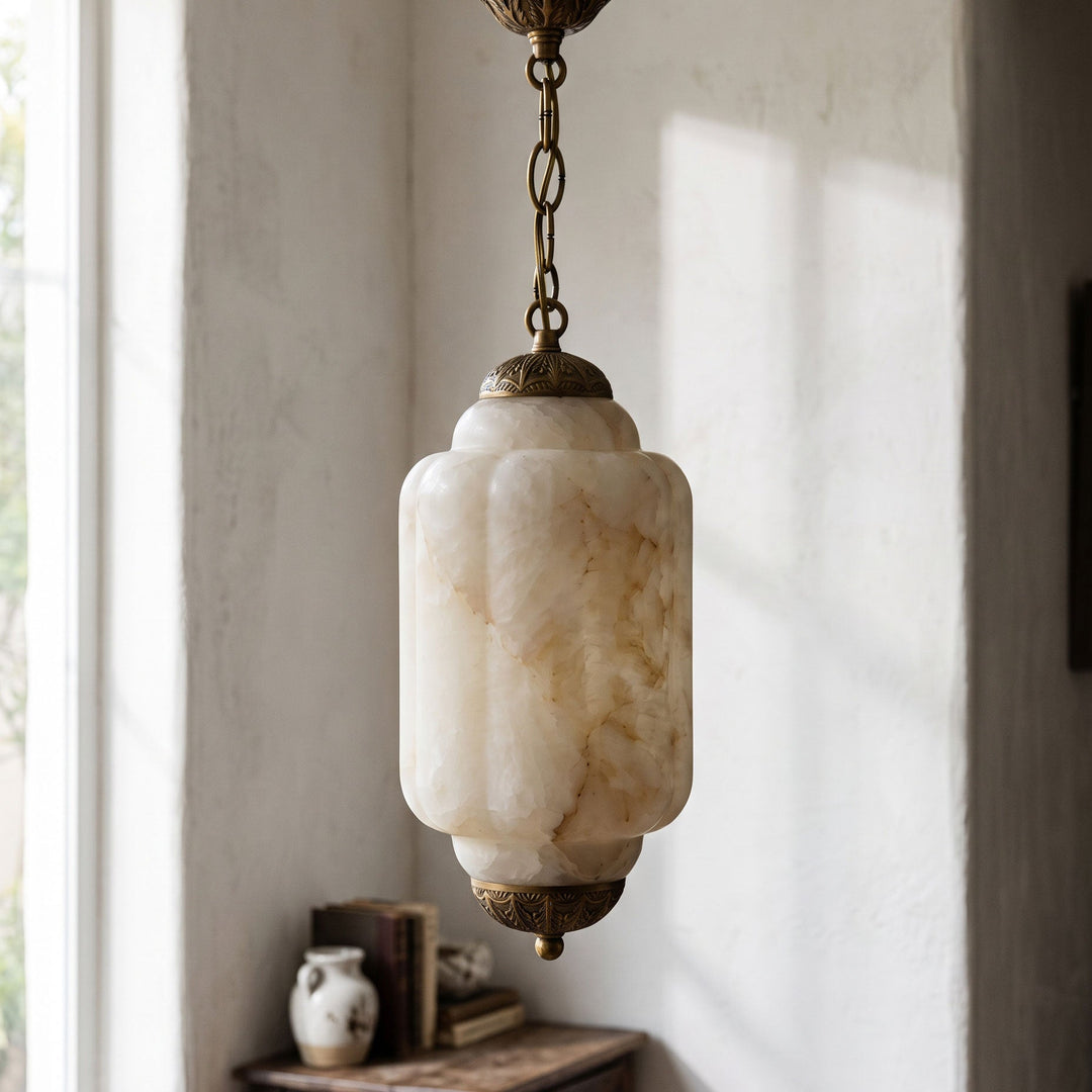 Eloise Scallop Alabaster Pendant Lamp
