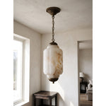 Cargar imagen en el visor de la Galería, Eloise Scallop Alabaster Pendant Lamp
