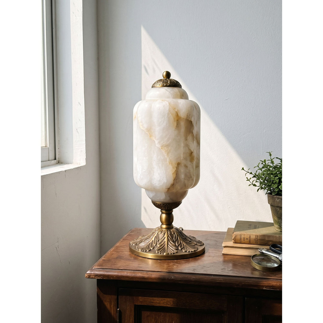 Eloise Scallop Alabaster Table Lamp