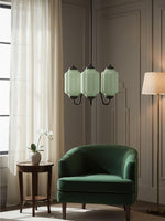 Load image into Gallery viewer, Eloise Chandelier – Milk Glass Chandelier in a Vintage Style Finish
