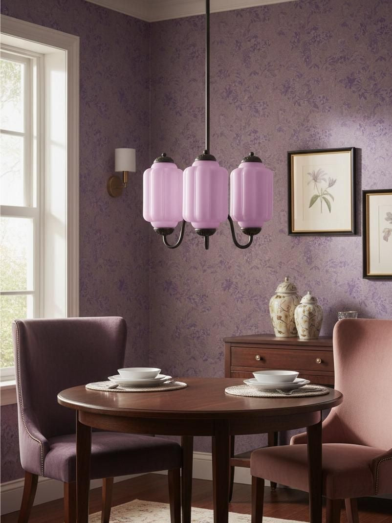 Eloise Chandelier – Milk Glass Chandelier in a Vintage Style Finish