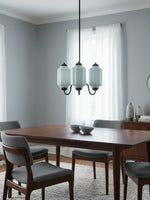 Load image into Gallery viewer, Eloise Chandelier – Milk Glass Chandelier in a Vintage Style Finish
