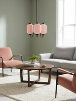 Load image into Gallery viewer, Eloise Chandelier – Milk Glass Chandelier in a Vintage Style Finish
