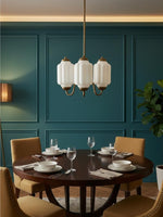 Load image into Gallery viewer, Eloise Chandelier – Milk Glass Chandelier in a Vintage Style Finish
