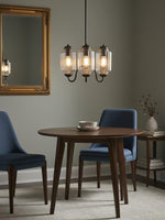 Load image into Gallery viewer, Eloise Chandelier – Milk Glass Chandelier in a Vintage Style Finish
