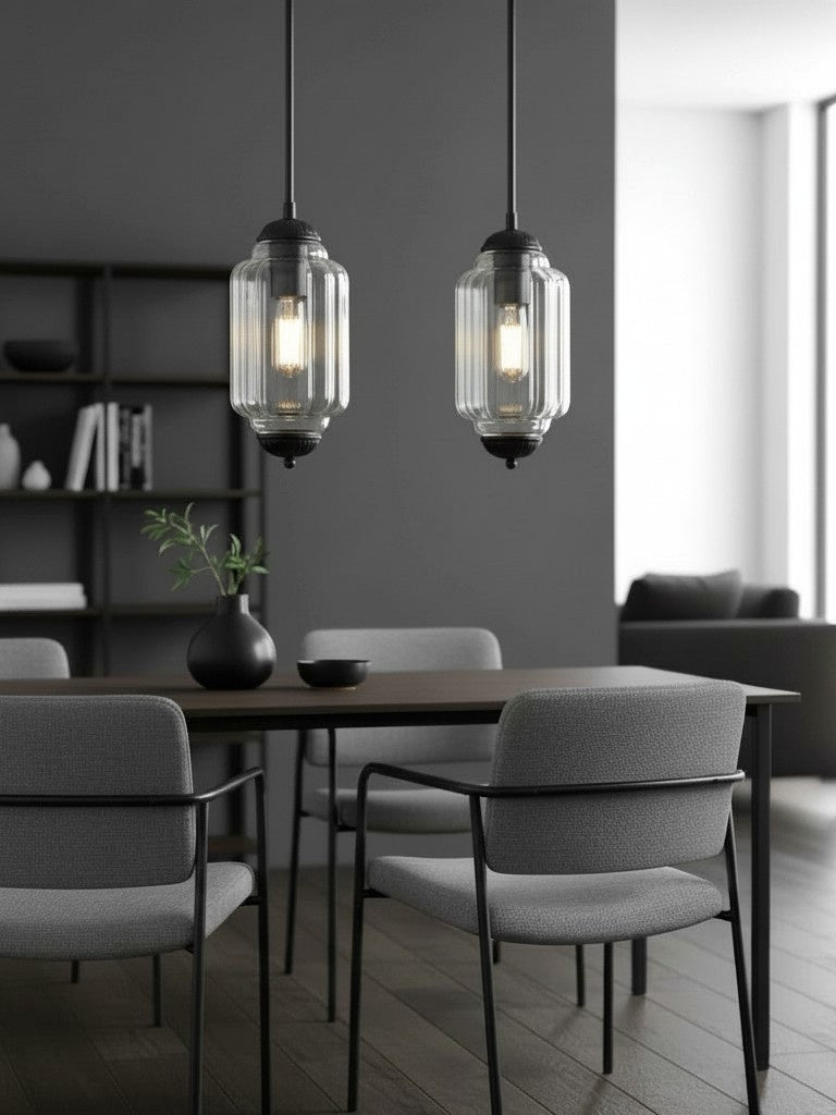 Vintage Glass Eloise Pendant Lamp