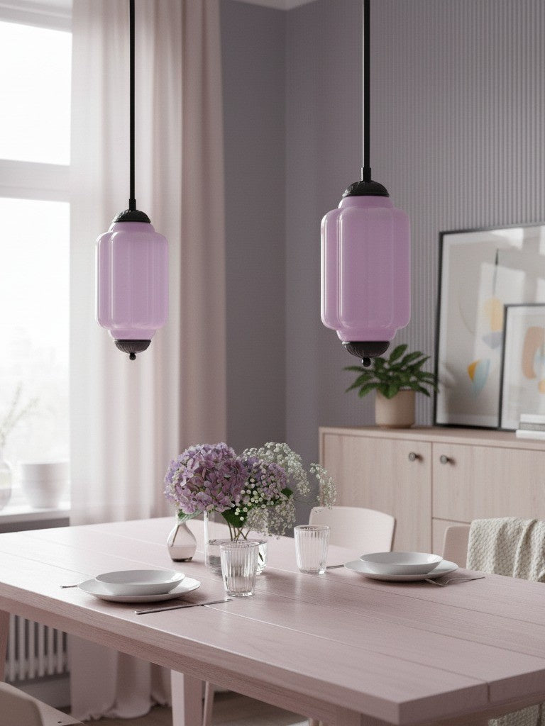 Vintage Glass Eloise Pendant Lamp