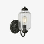 Cargar imagen en el visor de la Galería, Aplique de pared Eloise vintage de vidrio lechoso festoneado: iluminación de acento moderna para baño y dormitorio