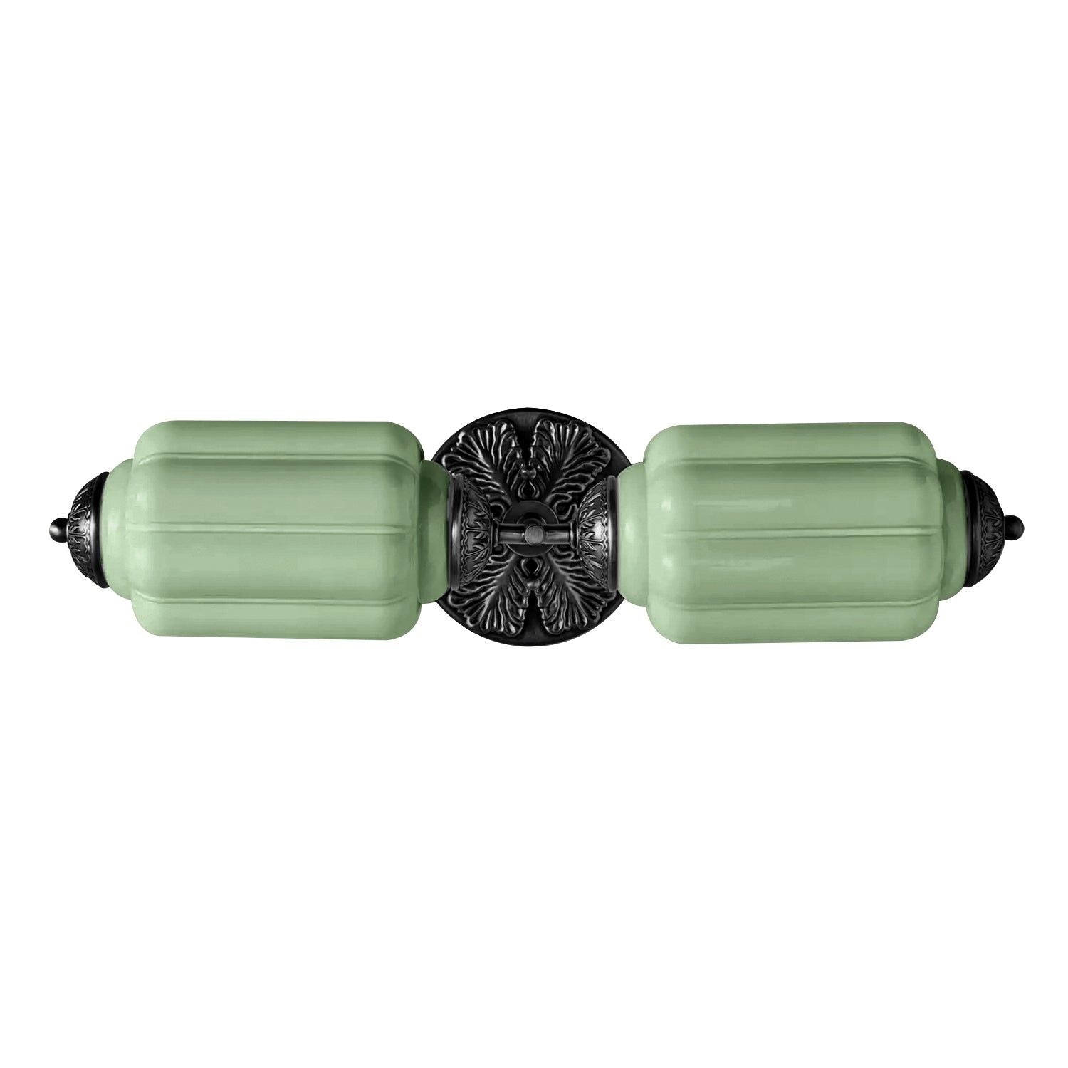 American Vintage Glas Laterne Geformt Horizontal Eloise Wandlampe