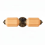 Load image into Gallery viewer, American Vintage Glass Lantern Shaped Horizontal Eloise Wall Sconce
