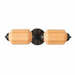 Load image into Gallery viewer, American Vintage Glass Lantern Shaped Horizontal Eloise Wall Sconce
