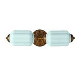 Load image into Gallery viewer, American Vintage Glass Lantern Shaped Horizontal Eloise Wall Sconce
