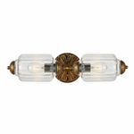 Load image into Gallery viewer, American Vintage Glass Lantern Shaped Horizontal Eloise Wall Sconce
