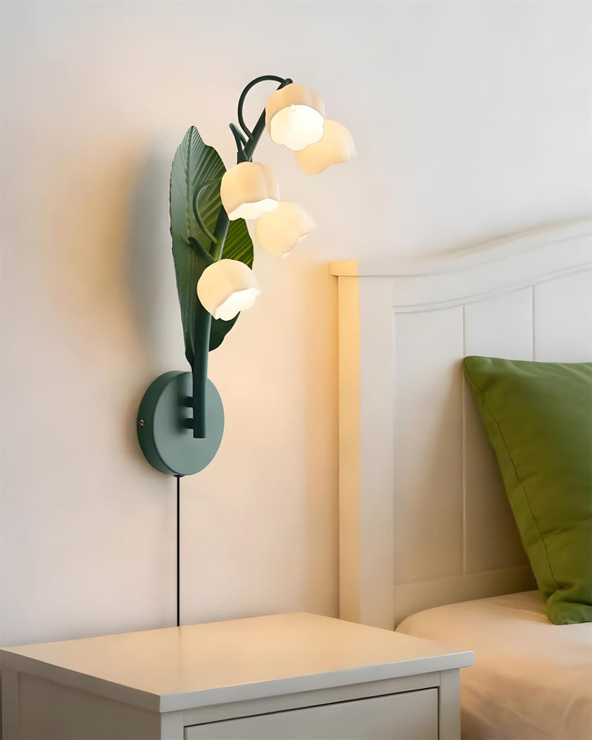 Green Stem Lily Wall Lamp - product view 5