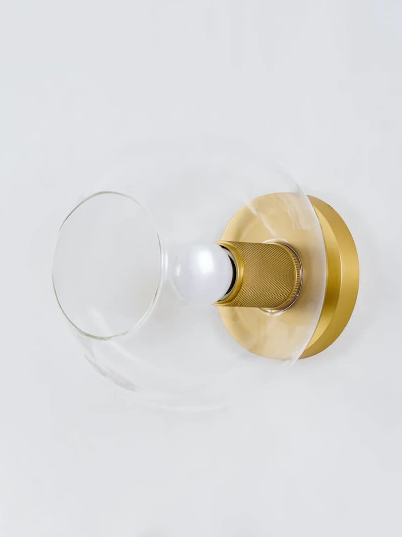 Einbauleuchte – Freiliegende Glühbirne oder Glasschirm Design