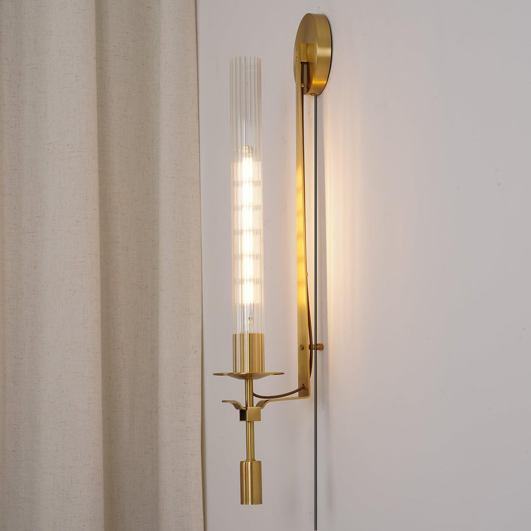 French Classicism Brass Plug-In Wall Light - product image 7