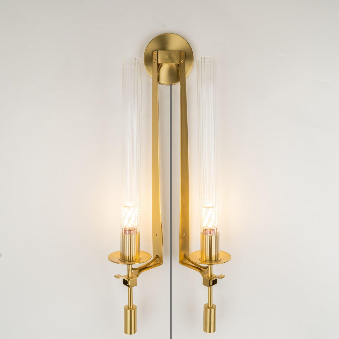 French Classicism Brass Plug-In Wall Light - product image 5