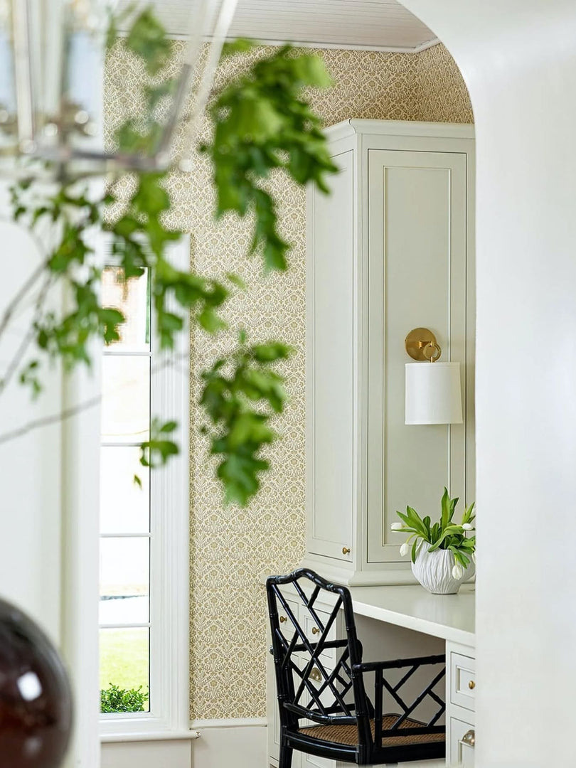 Applique murale minimaliste avec abat-jour en tissu - Abat-jour tambour doux